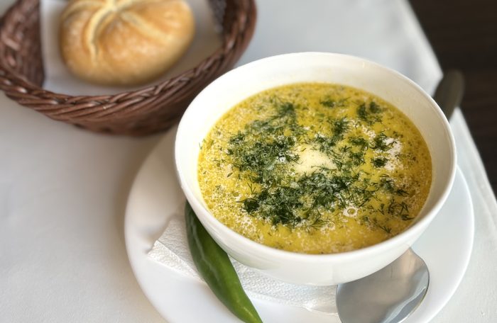 Ciorba de pui a la grec